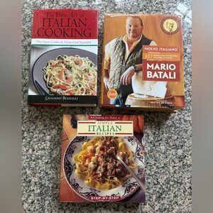 Collection of Italian cooking cookbooks